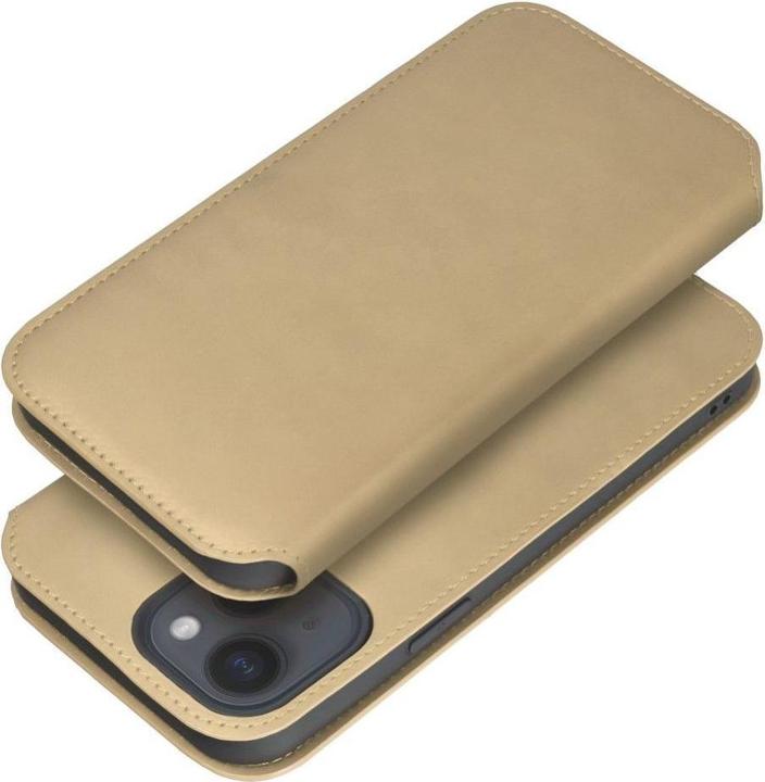 Image du produit OEM Book case DUAL POCKET Book case for IPHONE 16 gold (Apple iPhone 16)