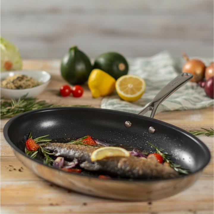 Actual product image Kuhn Rikon All-round fish pan (29 cm, Frying pan, Stainless steel)