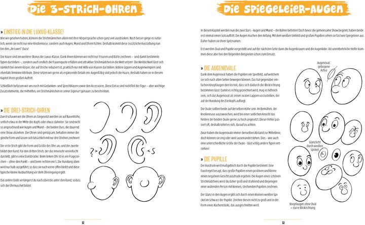 Produktbild Lebendige Strichmännchen zeichnen - Das Workbook (Deutsch, Andreas Tschudin, 2021)