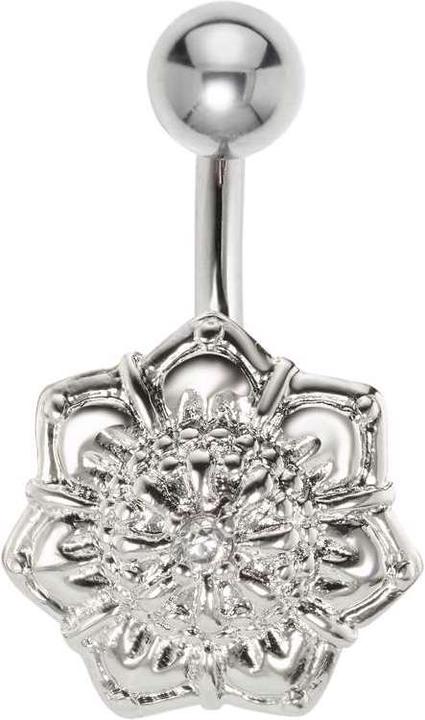 Bijouteria Bauchpiercing (Kristall, Chirurgenstahl 316L, Messing rhodiniert)