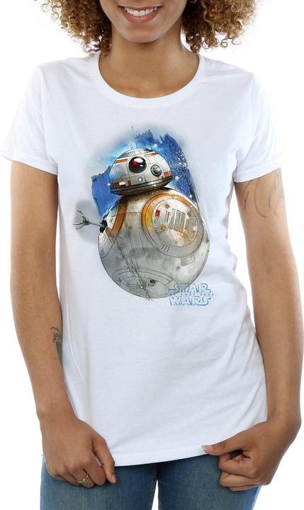 Actual product image Star Wars Womens/Ladies BB-8 Brushed Cotton T-Shirt (XL)