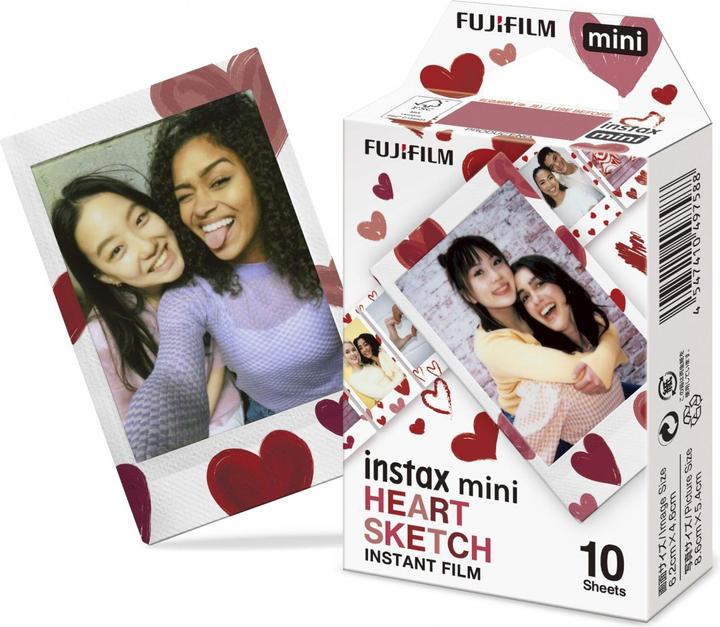 Immagine prodotto Fujifilm Instax Mini Heart Sketch (Instax Mini 11, Instax Mini Evo, Instassa Mini 90, Instax mini 12)