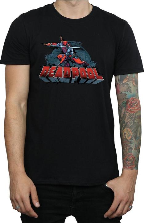 Produktbild Deadpool Sword Logo TShirt (L)