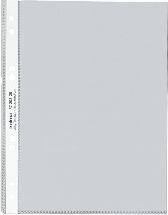 Image du produit Kolma Pochette de présentation A5 verticale lisse medium perforation universelle (A5, 10 x)