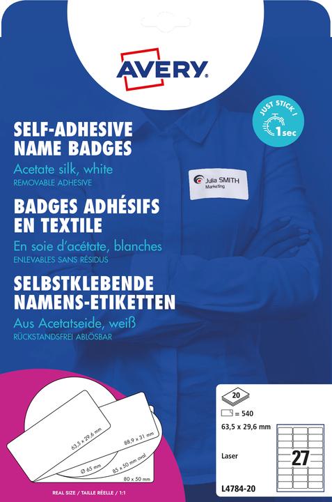 Produktbild Avery Namens-Etiketten