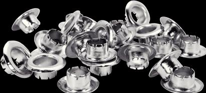 Actual product image Rapid Eyelets 8mm 25 pieces + insertion tool