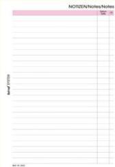 Produktbild Bind B-2610 - Systemeinlage Kariert mit 50 Blatt, Einlage im A6 Format, Notizen Ersatzeinlagen für b (A6)