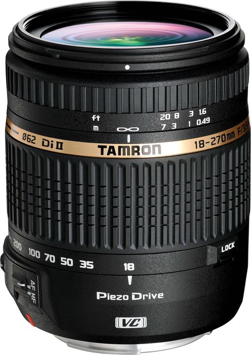 Actual product image Tamron AF 18-270mm, f/3.5-6.3 Di II VC PZD, Canon EF-S (Canon EF-S, APS-C / DX)
