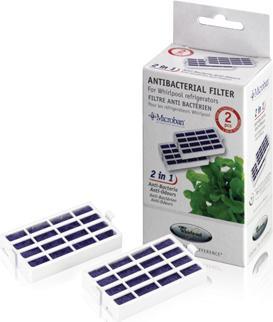 Whirlpool 2 Antibakterien Luft Filter ANT001 / 481248048172