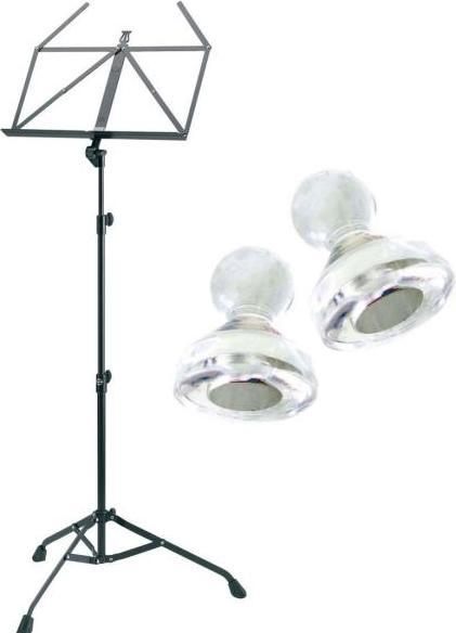 Actual product image K&M 107 Music Stand Black with 2 Magnets