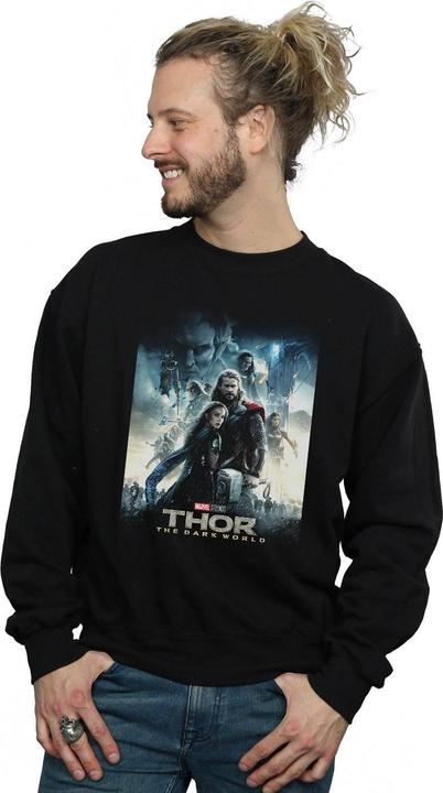 Actual product image Marvel Mens Thor The Dark World Poster Sweatshirt (L)