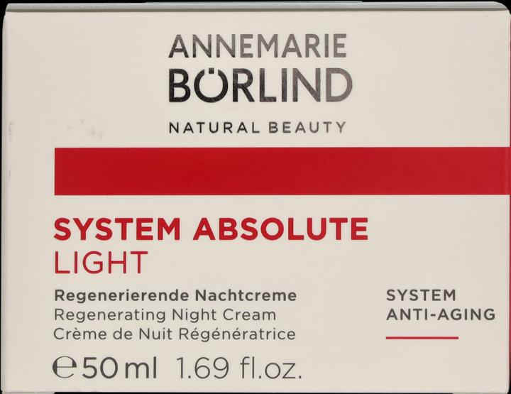 Energie-Label Annemarie Börlind System Absolute Night (50 ml, Nachtcreme)