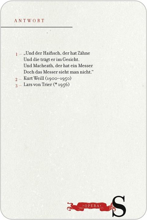 Actual product image MOS55034 - The large literature quizz from A to Z, for 2 or more players, from 12 years (DE edition) (German)