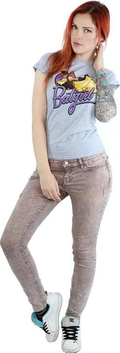Immagine prodotto Universal Textiles Maglietta Batgirl Badge Heather Donna/Ladies (L)