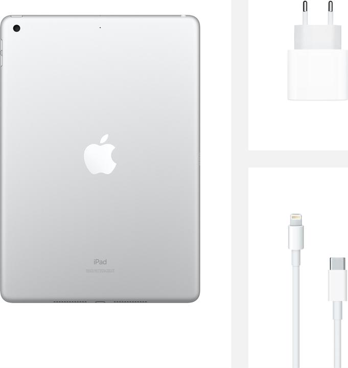 Produktbild Apple iPad 2020 (8. Gen) (nur WLAN, 10.20", 128 GB, Silber)