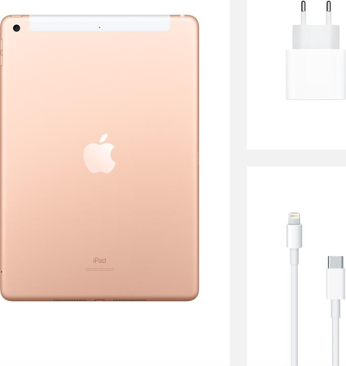 Actual product image Apple iPad 2020 (8. Gen) (4G, 10.20", 32 GB, Gold)