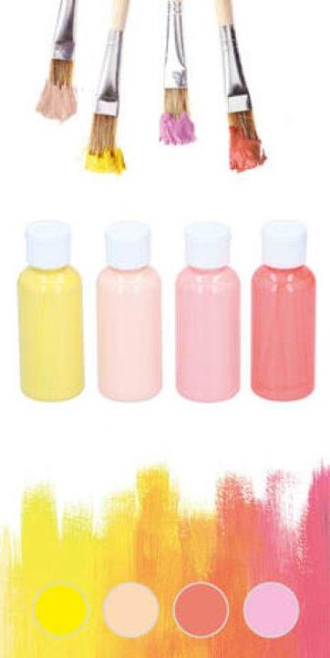 Actual product image Artico - Set Pastell-Acrylfarben in Tuben 80 ml 4 Farben (Set 1) (Multicoloured, 80 ml)