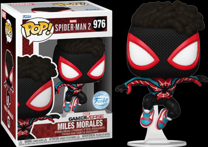 Actual product image Funko Pop! Games: Spider-man 2 Video Game - Miles Morales (Evolved Suit) (Special Edition) #976 Viny