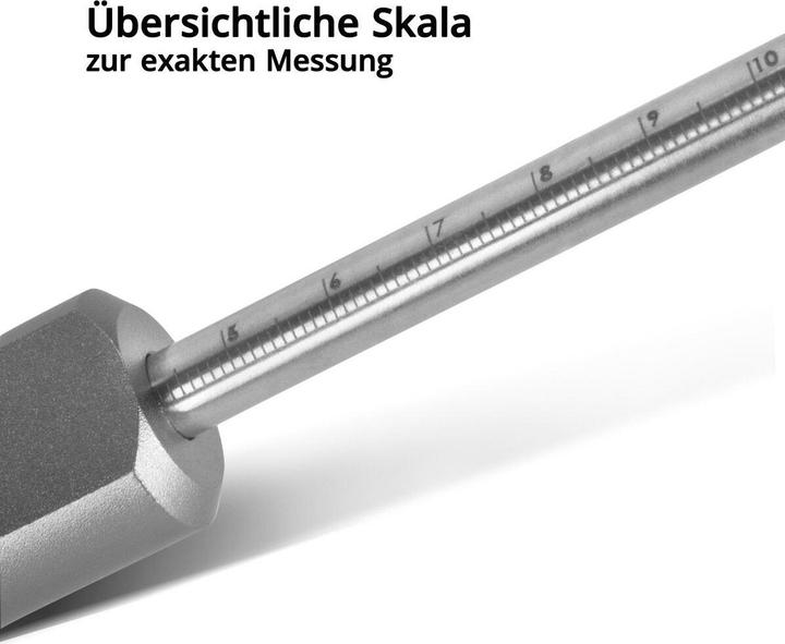 Produktbild Stahlwerk Anreisswerkzeug | Markierungswerkzeug | Markierungslehre | Streichmass (12 cm)