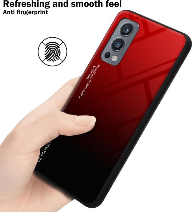 Image du produit Cadorabo TPU 2 couleurs Housse en verre (OnePlus Nord 2 5G)