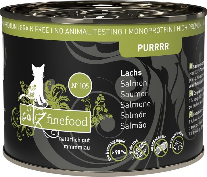 Immagine prodotto Catz Finefood Purrrr No.105 Salmone (Adulto, 1 pz., 190 g)