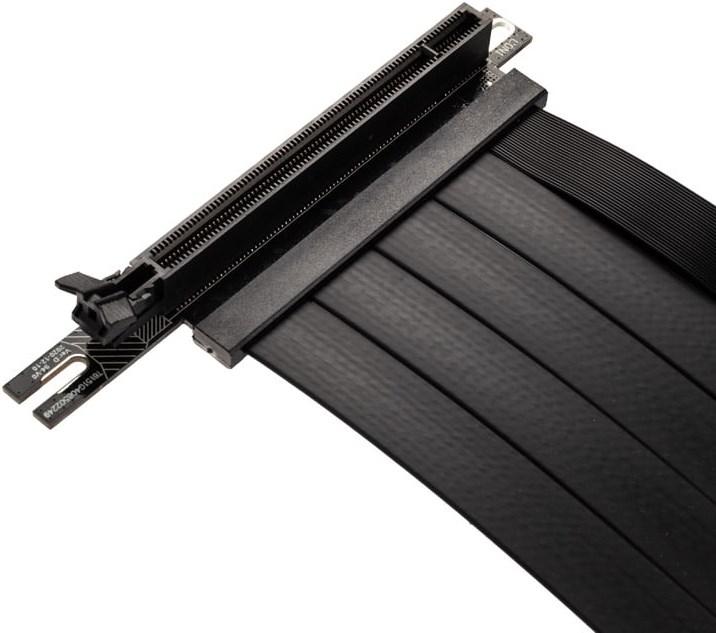 Actual product image Lian-Li PCIe x16 riser ribbon cable - PCIe 4.0