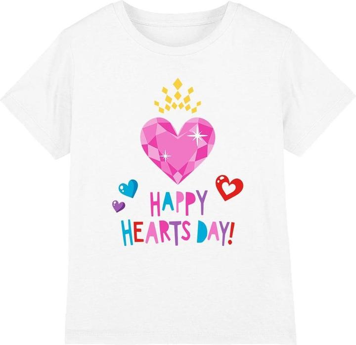 Actual product image Disney Princess Childrens/Kids Happy Hearts Day Valentine's Day T-Shirt (128)