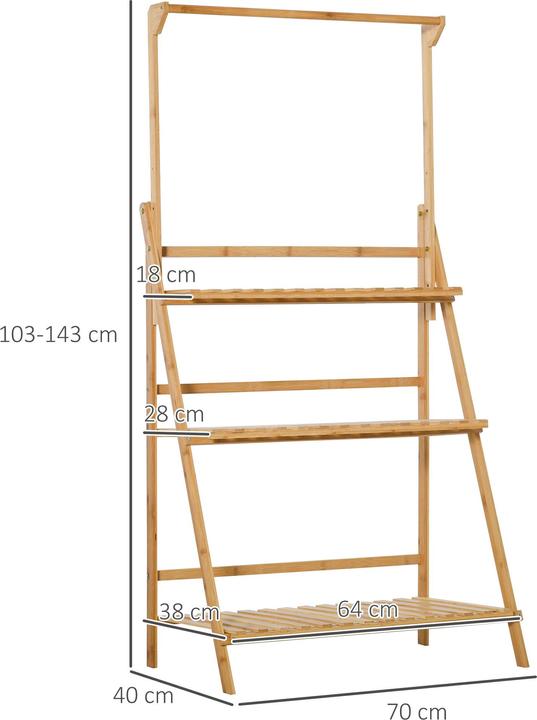 Immagine prodotto Outsunny Scala per piante con 3 gradini
