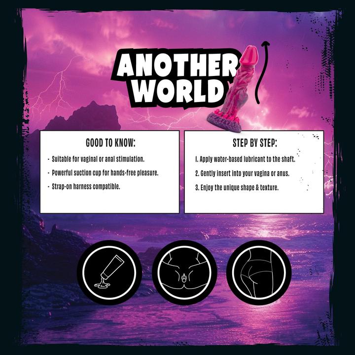 Image du produit Mythical Mates Another World Godemiché Rose & Violet