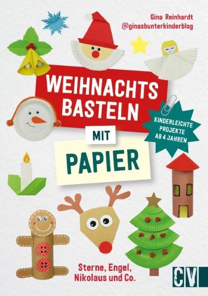 Actual product image Weihnachtsbasteln mit Papier (German, Reinhardt, Gina, 2023)