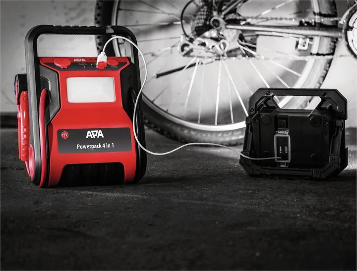 Actual product image APA Powerpack with compressor (600 A, 7000 mAh)