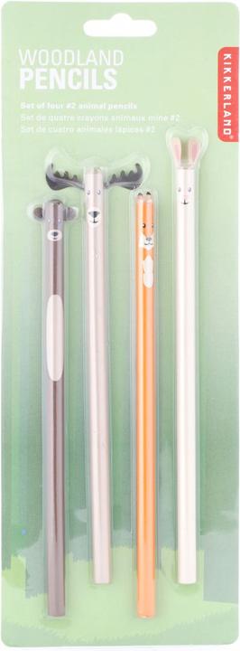 Image du produit Kikkerland Crayon Woodland (2H, 4 x)