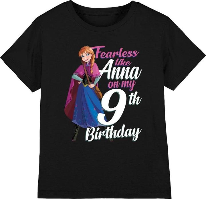 Immagine prodotto Disney Frozen Fearless Like Anna Maglietta Nono Compleanno Bambini (128)
