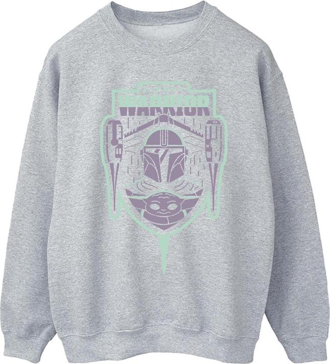 Star Wars The Mandalorian Fierce Warrior Patch Sweatshirt (XL)