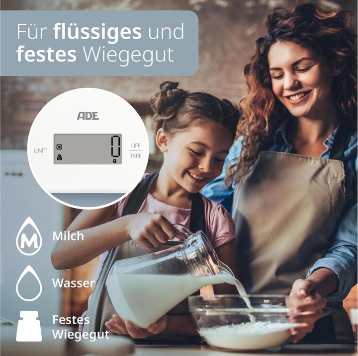 Actual product image ADE Küchenwaage Inka digital Motivdruck Kuh, Bedienungsart