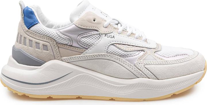 D.a.t.e. D.a.t.e fuga sneakers in fabric and suede color white/sky (42)