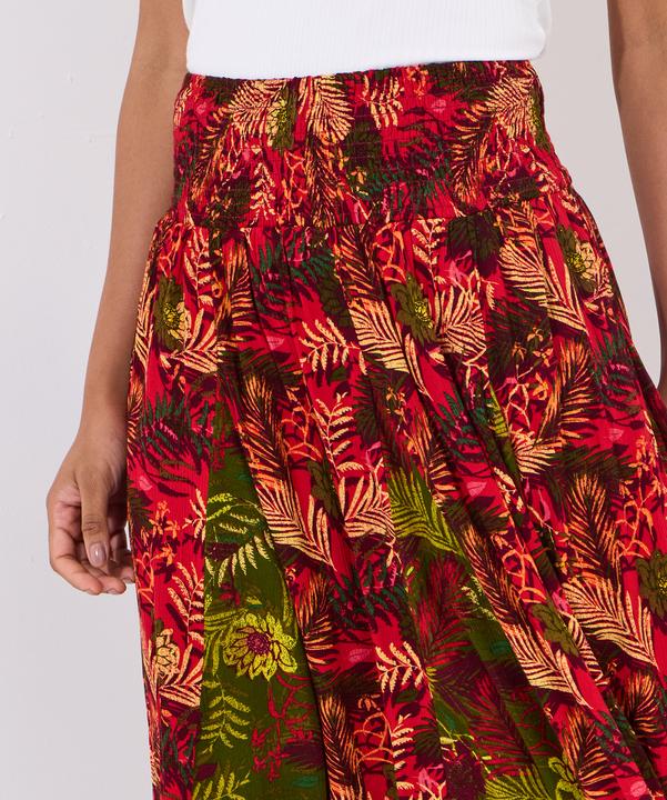 Produktbild Joe Browns Palm Print Godet Skater Skirt (42)