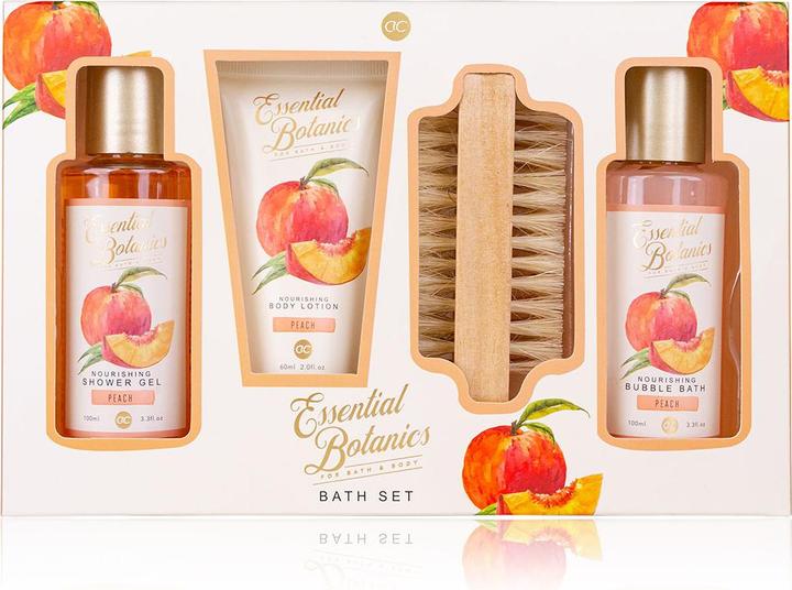 Accentra Badeset ESSENTIAL BOTANICS - FRUITS in Geschenkbox, inkl. 100ml Duschgel, 100ml Schaumbad, 60ml Body (Haarpflege set)