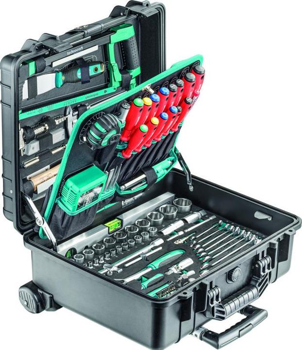 technocraft PRO TROLLEY tool case - IP65 (213 pieces)