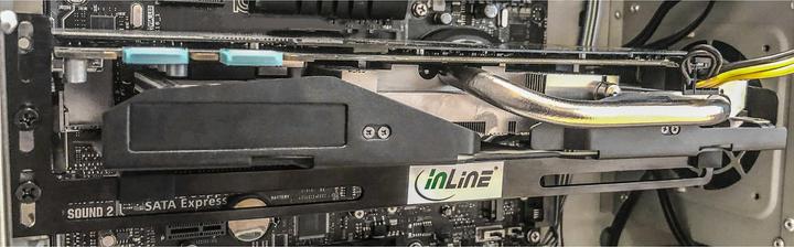 Produktbild InLine PCIe-Kartenhalter