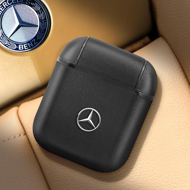 Actual product image Mercedes-Benz MEA2CSLBK AirPods cover czarny/black Electronic Line (Headphone sleeve)