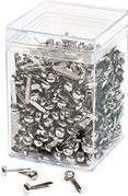 Actual product image Wedo Round head clamp nickel-plated (500 x)