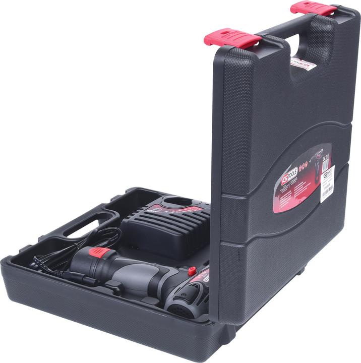 Produktbild KS Tools Akku-Bohr-Schrauber, 24Nm, 1.870 U/min 10,8V, mit 2 Akkus und 1 Ladegerät (Akkubetrieb)