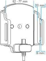 Produktbild Brodit Halter Universal Molex