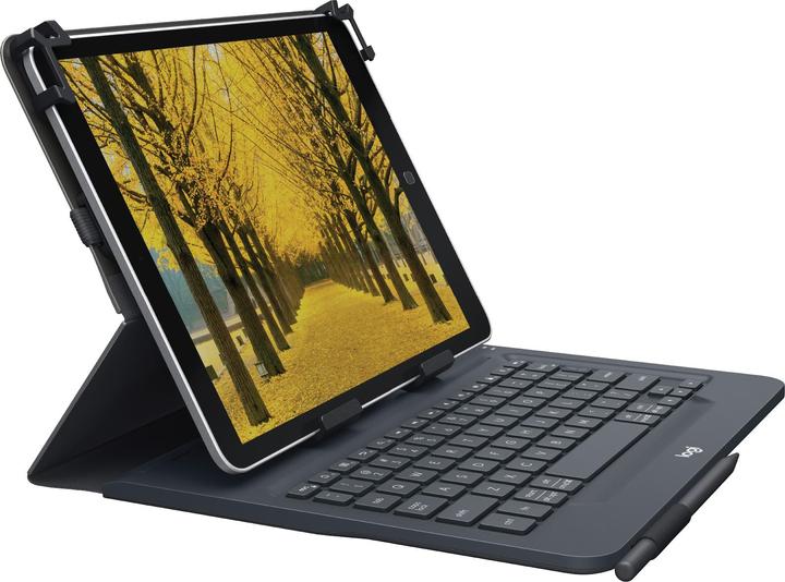 Produktbild Logitech Universal Folio Mobile Keyboard QWERTY English (UK) Black Bluetooth (Eng. Int., Universal)
