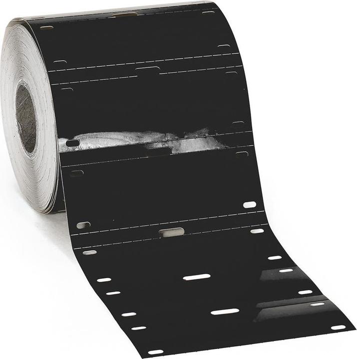 Produktbild Brady BPT-7525-7598-BK Polyester Schwarz Glänzend 75 x 25 mm für BBP11 u. BBP12