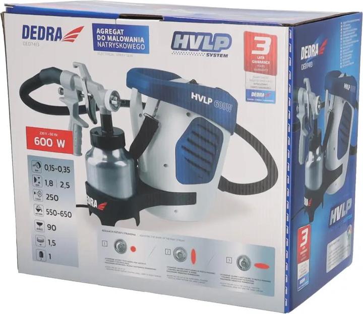 Immagine prodotto Dedra Unità di verniciatura DED7413 700 W