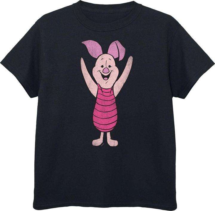 Winnie the Pooh Klassisches Ferkel TShirt Mädchen aus Baumwolle (128)