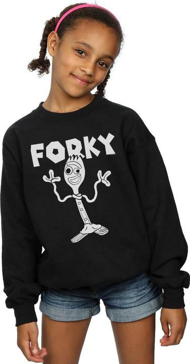 Actual product image Disney Girls Toy Story 4 Forky Sweatshirt (116)