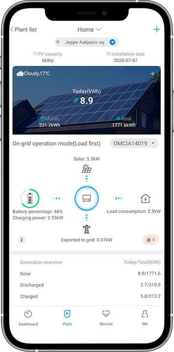Actual product image Growatt Hybrid inverter SPH 10000TL3 BH-UP 10kW, 3-phase